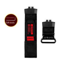 Nailoninis laikrodžio dirželis, skirtas Casio g shock 3506GBD-200SM/UU/RD GBD 200-1/2/9 modifikacijai. Apyrankė, vandeniui atsparios drobės laikrodžio dirželio dalys GBD-200 juoda
