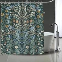 William Morris Meno Individualus Raštas Poliesterio Vonios Užuolaida 180x180cm Dušo Užuolaidos Pasidaryk Pats Vonios Spausdinta Užuolaida Vonios Kambariui 120x180cm gray