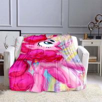 „My Little Pony“ antklodės „Unicorn“ flanelinės antklodės „Super Minkštos“ antklodės „Sofos sofos“ Svetainės Animacinių filmų antklodės 75x90cm