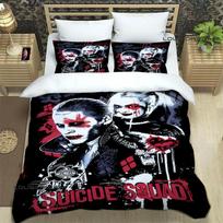 3D Retro H-Harley-Q-Quinn spausdinami patalynės komplektai išskirtinis lovos reikmenų rinkinys antklodės užvalkalas antklodės komplektas patalynė gimtadienio dovana 70x133cm 3pcs