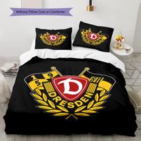 SG Dynamo Dresden Raštas Patalynė, Antklodės Komplektas Antklodės Užvalkalas Pagalvės Užvalkalas Namų Gimtadienio Dovana (1 * užvalkalas antklodei + 2 * užvalkalai pagalvėms, be užpildo) 140x200cm