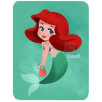 Undinėlė Disney Arielė Animacinis Paveikslėlis Gręžimo Kabantis Elementas Dėlionė Išpardavimas Dygsnio Mozaika 5d Menas Deimantinė Tapyba Rankdarbis Dovana Didelis Dydis Round 40x50cm