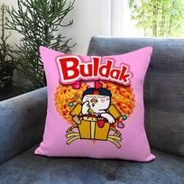 S-Samyang B-Buldak R-Ramen Cushion Cover Comfortable Reversible Pillow Cover Ideal for Car Sofa Bedroom & Beyond 40cmx40cm red