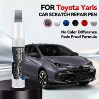 Skirta Toyota Yaris 1999-2025 XP90 XP130 XP210 Dažų taisymo rašiklis Palieskite įbrėžimų šalinimo priemonę „Pasidaryk pats“ Automobilio priedai Juoda Balta Pilka Raudona black