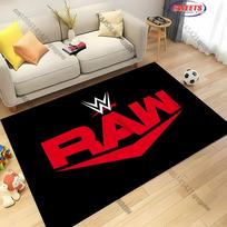 15 dydžių W WWE spausdintas kilimas Dovana imtynių mėgėjams Kilimas Miegamasis Svetainė Sofa Balkonas Daugiafunkcis Keturis sezonus Galima naudoti 40cm x 60cm