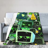 Dandys World Vee Fleece Mesti pledas Medvilniniai pledai Lovai Biurui Lengvas Lovos kilimėlis 75x90cm gray