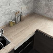 40 cm pločio medžio tapetai, lipnūs viniliniai, klasikiniai, nuimami, kontaktiniai sienų lipdukai - Popierius stalviršio, spintos renovacijai 40 x 300cm gray