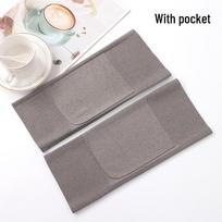 Unisex Šiltos neslystančios kelio movos su kišenė šildymo paketui One Size gray
