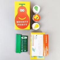 Strateginis stalo žaidimas Devynios plytelės Extreme/Quickity Pickity Kortų šeimos kortų žaidimai yellow