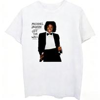 Michael Jackson Off The Wall Marškinėliai Visų dydžių Nauji Michael Jackson Aukščiausios kokybės Medvilniniai Laisvalaikio Vyriški Marškinėliai Vyriški harajuku M black