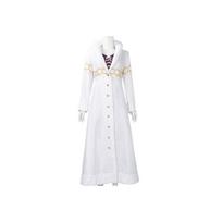 Robin cos suit, fur collar coat Nicole Robin, anime character cos suit XXXL white