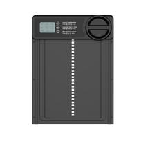 Saulės energija maitinamos automatinės vištidės durys: Atsparus vandeniui aliuminis su laikmačiu ir šviesos jutikliu vištidėms ir augintiniams black