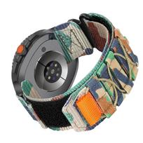 Nailoninė kelioninė kilpinė apyrankė Samsung Galaxy Watch 8 Ultra 2 Correa sportinė apyrankė Samsung Galaxy Ultra 47mm priedams Watch 8 Classic black