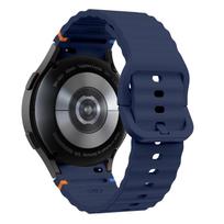 Originali silikoninė apyrankė skirta Samsung Galaxy Watch 7 FE 6 4 Classic 5 pro 44mm 40mm 43mm 47mm 45mm apyrankė Galaxy Watch6 7 dirželis Galaxy 7 40mm 44mm gray