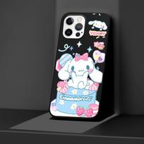 Hello Kitty Kuromi dėklas Apple iPhone 13 14 Plus 11 12 Mini 15 Pro Max 7 8 SE 2020 X XS XR Silikoninis minkštas telefono dėklas iPhone 14 Pro white