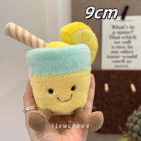 JELLYCAT Citrinų kokteilis Kokoso pliušiniai žaislai Labai minkštas Palmių medis Raudonas koralas Pliušinis žaislas Animacinis lėlė Namų dekoras Kalėdinės dovanos Mergaitei