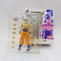 16CM Dragon Ball Super Son Goku Vegeta Gogeta Veiksmo figūrėlė Figūrėlės Žaislai Sąnarių judinamas lėlė Gimtadienio dovana gray