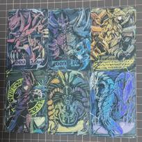 Gražus „pasidaryk pats“ 6 vnt./rinkinys Yu-gi-oh! Sliferis, Dangiškasis Drakonas Savadarbis Kortelė Auksuota Blizgančios Kortelės Sulankstyta Šviesa Žiba. Žvaigždžių mirksniai gray
