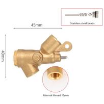 Atsarginis aukšto slėgio plovimo purškimo pistoleto vožtuvas su 10 mm sriegiu, aukšto slėgio vandens pistoleto jungtis, priedai, vožtuvo korpuso jungiklis A2 beige