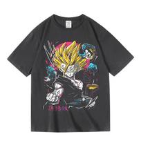 Super Saiyan 2 Gohan Dragon Ball TShirt Epic Cell Battle Graphic Tee 100 Cotton Crew Neck Anime Action Streetwear Fashion Tops L gray