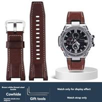 Skirta Casio G-SHOCK GST-S130/S110/S120/W130L GST-210/B100/W300 Tikros odos laikrodžio dirželis apyrankė Vyriškas nailoninis laikrodžio dirželis 26mm 26mm gray