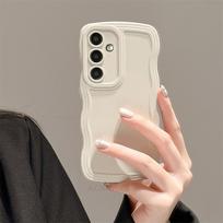 15 25 35 55 Garbanotas Banguotas Skysto Silikono Dėklas Samsung Galaxy A15 A25 A35 A55 5g A14 A24 A34 A54 A05s A05 Apsaugantis Minkštas Dangtelis A13 4G