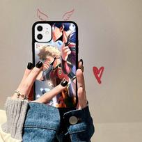 Futbolo Anime B-Blue L-Lock Telefono dėklas IPhone 17 Pro 16 Plus 16 Pro Max 15 14 13 12 11 PC+TPU Galinis dangtelis iPhone 12 pro