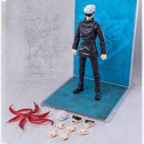 JJK Anime Figūrėlė GOJO SATORU Sėdinti Veiksmo Figūrėlė gojo žaislai Gojo figūrėlė Ornamentas Kolekcija Dekoracija Berniukų Dovanos 18cm black