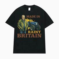Jeremy Clarkson Farm T Shirt Funny England Motif For Fans Of The Series Tshirts Unisex Women Cozy Male Cotton Short Sleeve Tshirt M brown