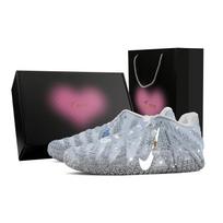 Nike Ja Morant 3 Mysterious Whisper, Heart Box Atsparūs dilimui žemi krepšinio batai Unisex Mėlyni Balti HF2794-100(Team773--) 42.5 gray