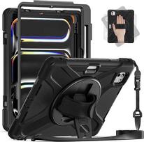 Insmat Ruggered Armor apsauginis dangtelis, Apple iPad Pro 13 2024, juodas