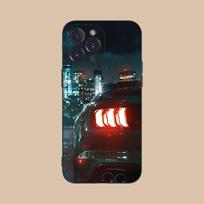 Šaunus F-Fords automobilis M-Mustang telefono dėklas iPhone 16,15,14,13,12,11,Pro,X,XS,Max,XR,Plus,Mini minkštas juodas dangtelis iPhone13PRO black