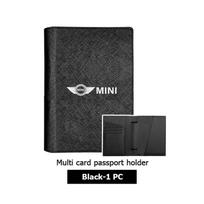 MINI Odinis paso dėklas Apsauginė bilietų piniginė Kortelių laikiklis Cooper JCW WORKS R55 R56 F55 F56 R57 R58 R59 R60 R50 gray