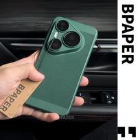 For Huawei Pura 80 70 Pro Plus Case Hard Matte Heat Dissipation Magnetic Protective Cover For Pura 80 70 Ultra Shell Bumper Huawei Pura 80 žalia