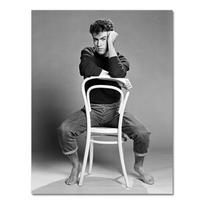Žvaigždės Draugo Dovana George Michael plakatas Muzikos Dainininko Spaudiniai Tapyba Menas Drobė Sieniniai Paveikslai Svetainei Namų Dekoras 40X60CM No Framed