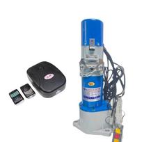 Tvirtas 800 kg elektrinis ritininio garažo vartų motoro komplektas dideliems garažo vartams su nuotolinio valdymo pultu gray