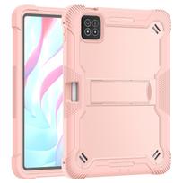 Case For Xiaomi pad 6 7 8 Pro /Poco X1 11.2  and Redmi pad 2 SE Pro Poco C1 Pocp M1 12.1 With Kickstand and Pen Slot Rugged Full Body Protective For Redmi SE 11" 2023 rožinė
