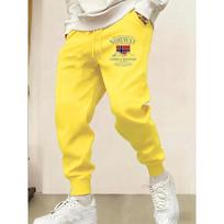Norway Fjords And Mountains Print Male Sweatpant Trendy Multicolor Pants Casual Fleece Pant Sports Britches 3XL black