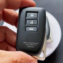 Pakeičiamas automobilio rakto korpusas 2/3/4 mygtukų nuotolinio valdymo raktų dėklas Lexus Es350 Is/Es/Nx/Gs/Rx/Gs300 Gs350 Is250 Nx200 Es250 išmaniajam raktui gray