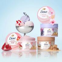 Dove kūno šveitiklis 298g (Rinkinys/Vienas) (4 Parinktys) Coconut & Maple Sugar Scent