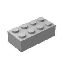 2x4 Klasikiniai Plytinukai 3001 Spalvingi Dideli Statybiniai Blokeliai 150-750vnt Pilki Oranžiniai Gabaliukai Suderinami su Visais Pagrindiniais Plytelių Prekių Ženklais Žaislai 150pcs pilka