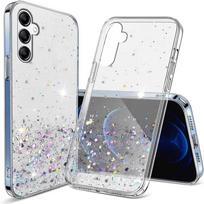 Blizgus Silikoninis Skaidrus Itin Plonas Dėklas Skirtas Samsung Galaxy A54 A34 A24 A14 A04S A04 A53 A73 A33 A13 A52 A32 A22 A51 A31 A71 5G gray