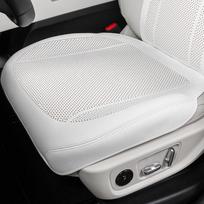 Universali vasarinė automobilio sėdynės pagalvėlė ir atlošo užvalkalas – perforuotas, pralaidus orui ir tinkamas visiems sezonams Front seat cushion 1PC balta