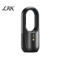 Tylus ventiliatorius be mentelių su nuotolinio valdymo pulteliu, stalinis oro valytuvas, 8 greičių, įkraunamas per USB, oro cirkuliatorius, vėsinantis, 8 val. laikmatis, 90 laipsnių svyravimas miegamajam juoda