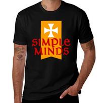 Simple Minds marškinėliai Laisvalaikio Madingi Streetwear marškinėliai L orange