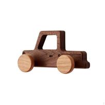 Žaismingi mediniai automobilio formos sieniniai kabliukai drabužiams vaikams, mažiems vaikams, Pickup Truck Coat