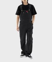 DICKIES Džinsinis kombinezonas su prijuoste, juodas Black/32 black