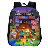 Spausdinta darželio tašė, Animacinis Minecraft 12 colių kuprinė, Lengva ir kasdienė 12inch backpack