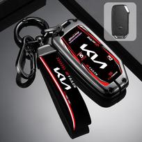 Cinko Lydinio Automobilio Nuotolinio Rakto Dėklas Apsauga Keyless Skirtas KIA Sportage R GT Stinger Sorento Ceed Cerato Forte Niro Soul Telluride mewf00 gray