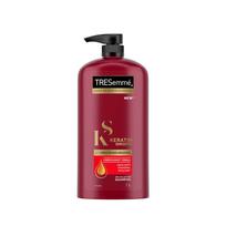Tresemme Keratin Smooth Shampoo,With Keratin And Argan Oil For Straighter, And Shinier Hair, 1 Ltr and Tresemme Hair Fall Defense Conditioner, Wit brown